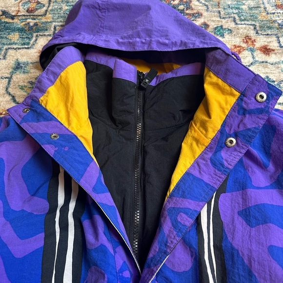 Vintage Ocean Pacific Abstract Zip-up Ski Jacket Large - Picture 7 of 8